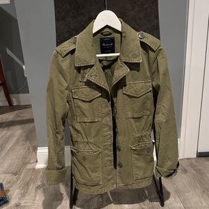 Madewell Olive Field Jacket with optional conch inside